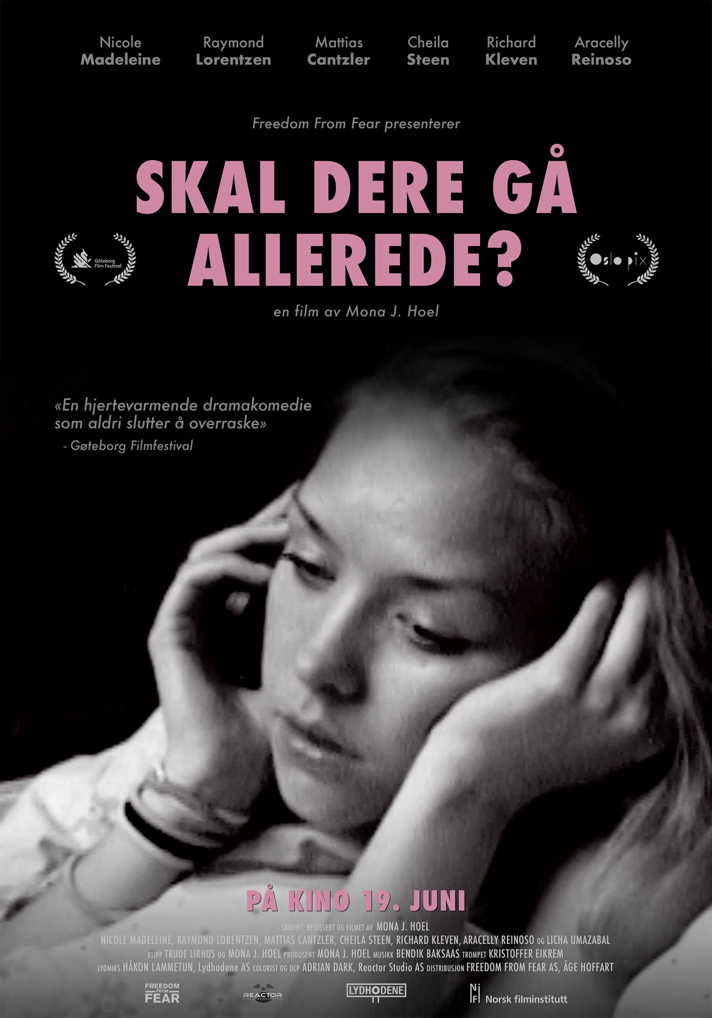 Skal dere gå allerede? (2019) постер